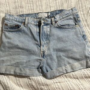 & Other Stories Light Blue Jean Shorts